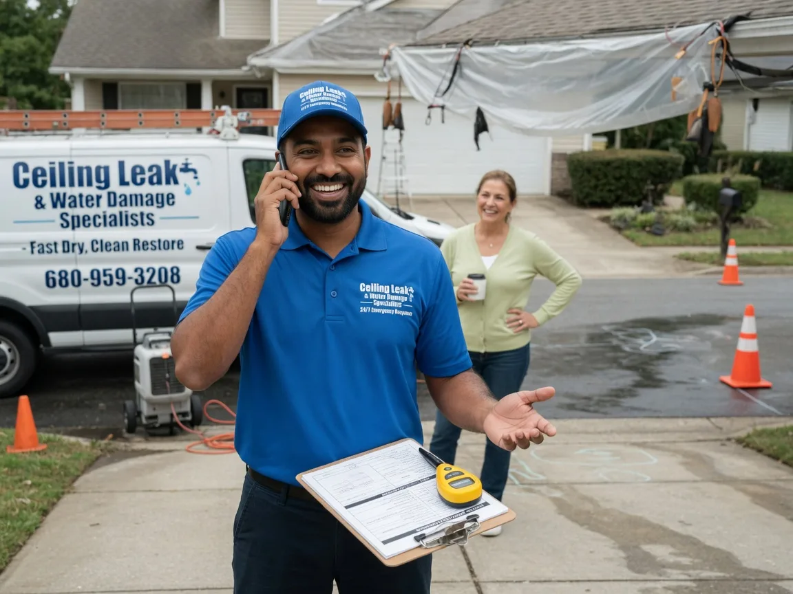 Ceiling Leak Cleanup Clymer, PA FAQs